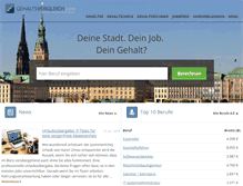 Tablet Screenshot of gehaltsvergleich.com